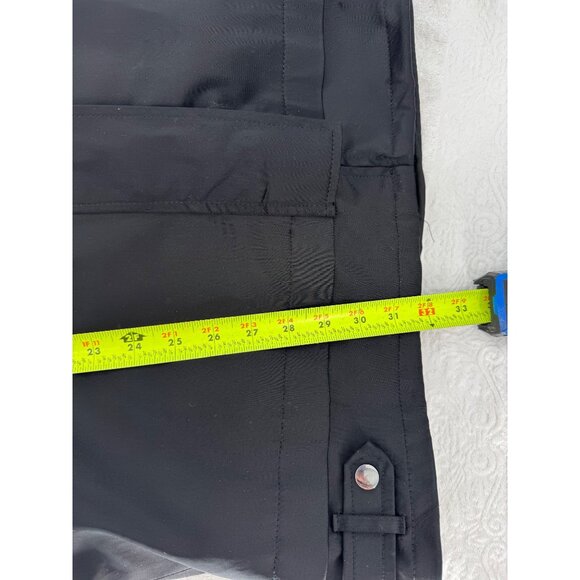 ZARA WOMAN Black Faux Fur Trimmed Winter Coat Full Zip - Picture 5 of 16